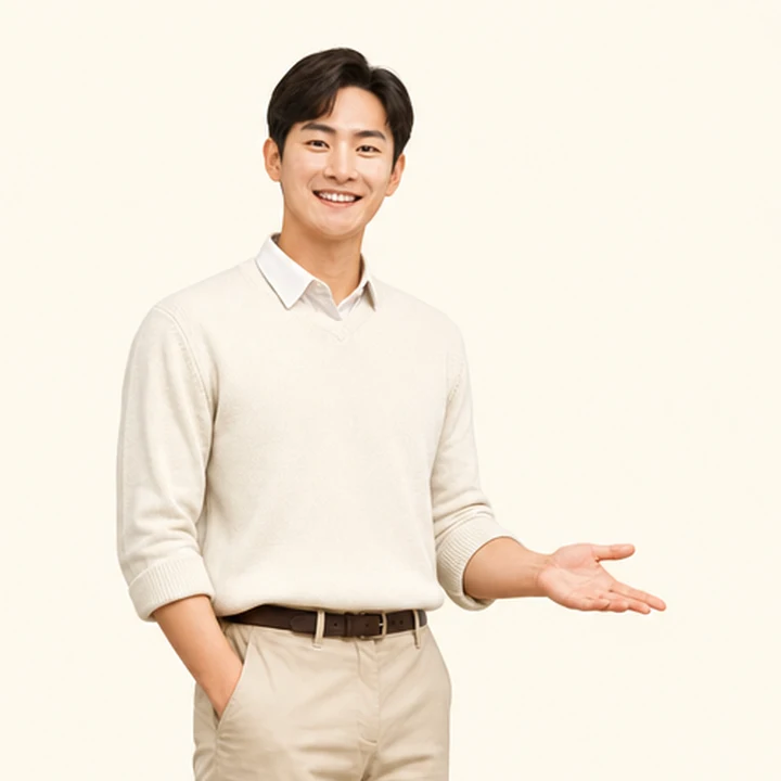 신용불량 신차 장기렌트 상담 신청을 안내하는 담당자